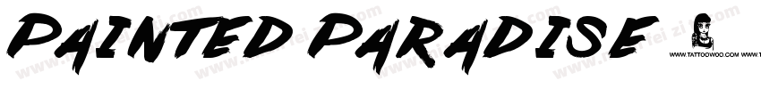 Painted Paradise字体转换